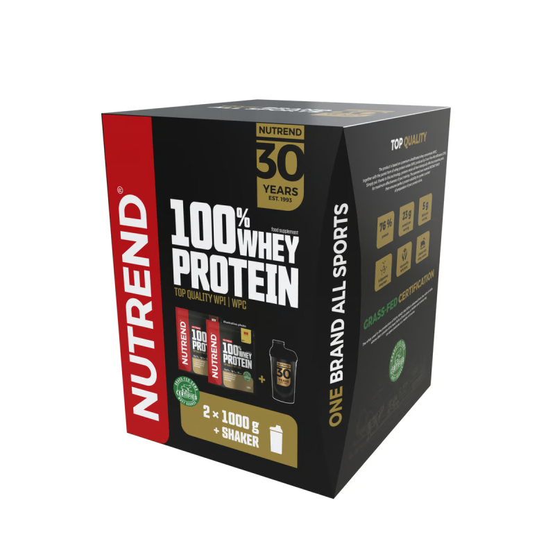 100% Whey Protein pack - Nutrend – Image 2