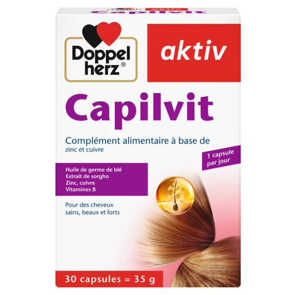 Capilvit 30 gélules