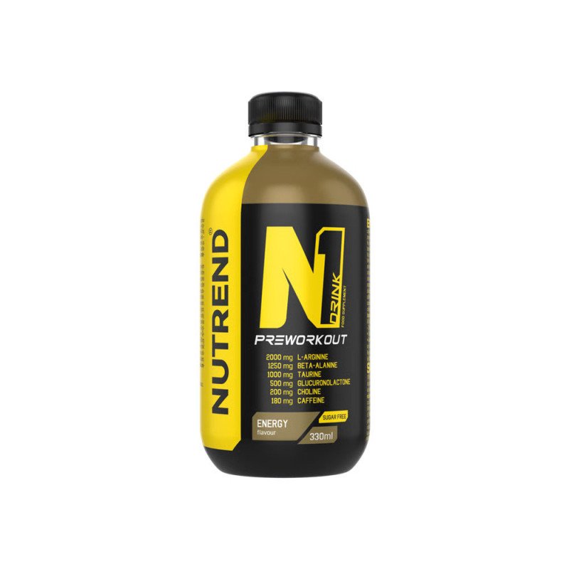 N1 Drink Pre-Workout 330ml - Nutrend – Image 3