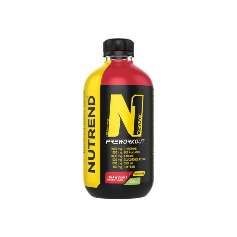 N1 Drink Pre-Workout 330ml - Nutrend – Image 2