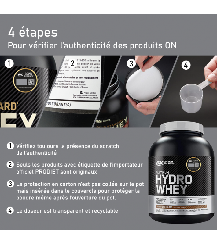 Platinum Hydro Whey 1,640 Kg - Optimum Nutrition – Image 2